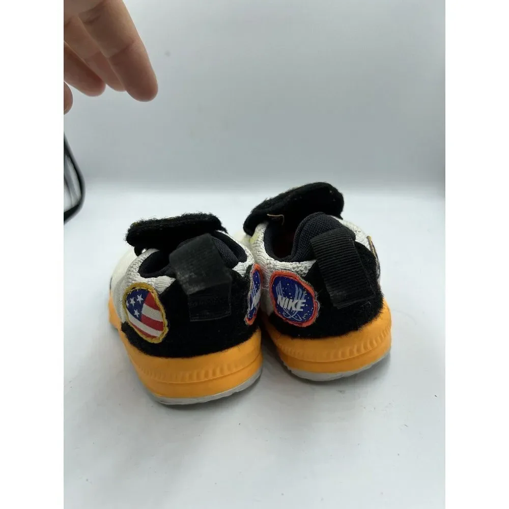 Nike Lebron 16 XVI Strive GS Shoes White Laser Orange Space‎ Travel kids Size 6C